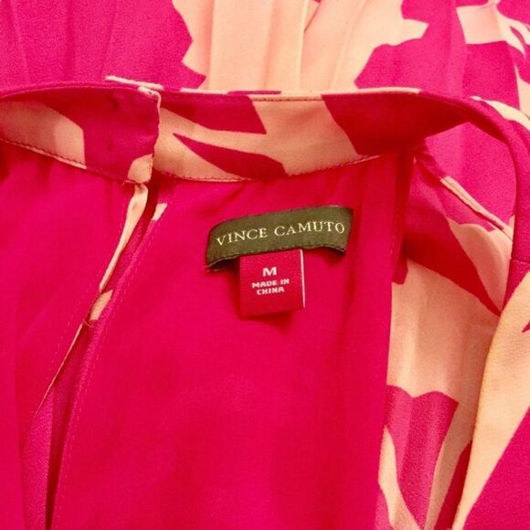 Vince Camuto Pleated Dress Sz M - Picture 5 of 9